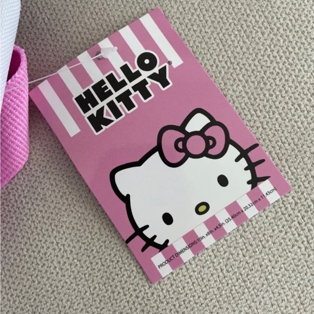 BRAND NEW Sanrio Hello Kitty and Friends white & pink Mini Backpack 10" - Picture 3 of 4